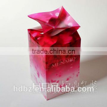 China folding printed pvc plastic gift boxes