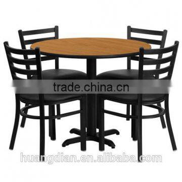 China furniture factory custom made good quality cheap price wooden restaurant furniture set dining chair and table