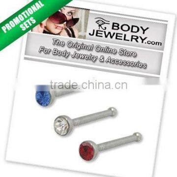 316L Surgical Steel body piercing jewelry Nose Bone