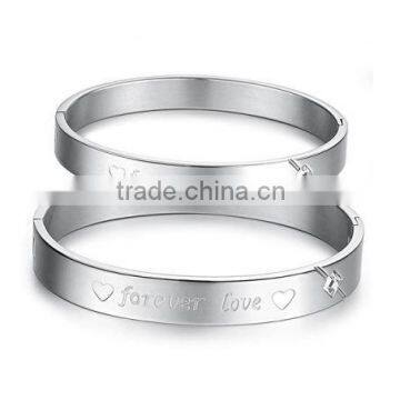 Couple Titanium Bracelet - Forever Love