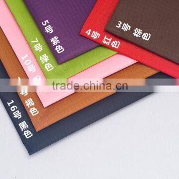 Different color polyester fabric waterproof pu coated fabric used for tent