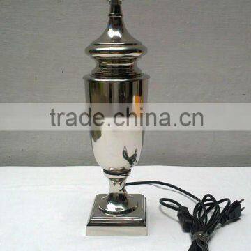 Metal Table Lamp with silver Finish