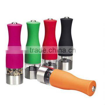 plastic electrical salt mill with light