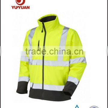 High Visibility Yellow Working Safety Jacket