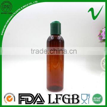 Boston round empty 120ml plastic pet bottle for liquid soap