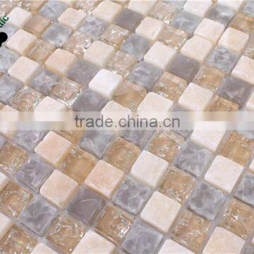 SMS04 Noble high quality 3D natural mosaic yellow jade mosaic stone mosaic tiles