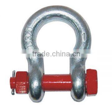 Forged G2130 bow shackle, screw pin anchor shackle