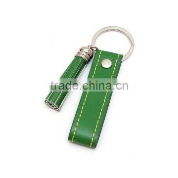 Promotional Leather Metal Key Chain Keyring With Custom Sticker Logo photo-6