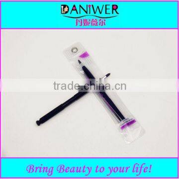 Wholesale Black Lip makeup brush,Retractable Custom cosmetic lip brush free sample