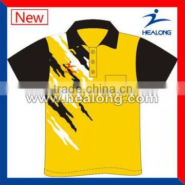 Custom Design Sublimate Custom Polo Shirt For Teenage Boy