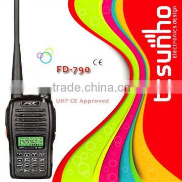 FEIDAXIN FD-790 with CE certisfication 5w power output long talk range amateur color uhf radio