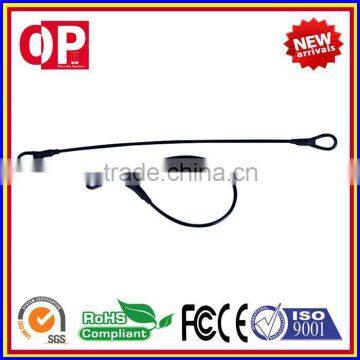 2016 Hot selling eas security lanyard with two loops for supermarket and clothing shops