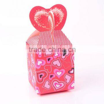 Red Color Folding Paper Cardboard Boxes For Apple
