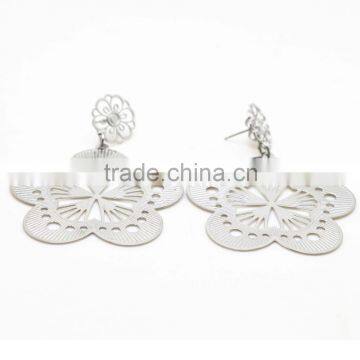 best selling fleet earrings for ladies made of stainless steel