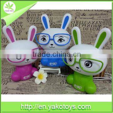 charming cartoon rabbit table lamp,desk lamp