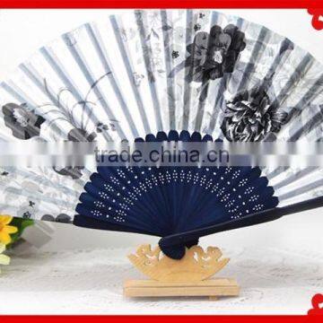 bulk bamboo hand fan for gift