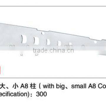 Galvanized Metal Slatwall Hanging Shelf Brackets&clothing Hanging photo-3