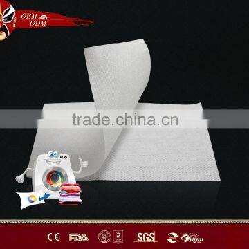 nonwoven absorb different color/color transfer tumble dryer sheets