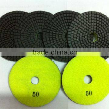 4" Bond Diamond Wet Polishing Pads for Engineered Stone