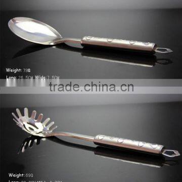 Modern Stainless Steel Kitchen Utensils Set/ Cook Hot Sell Stainless Love Handle Kitchen Ware 7pcs Kitchenware Set S01 photo-6