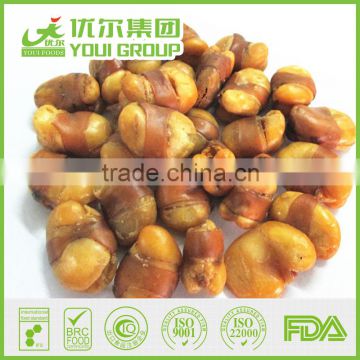 Wholesale Fried Broad Bean Snacks Salted Belted Fava Bean For Sale