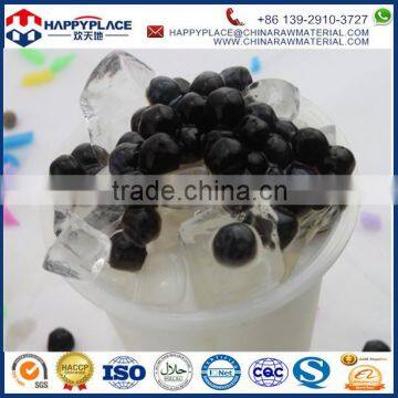 Sago Bubble Tea Ingredients Type and Round Shape black tapioca pearl for bubble tea