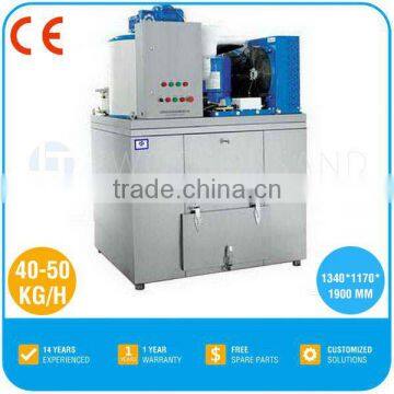 Industrial Ice Maker - 40-50 KG / H , 1.0-2.0 MM Ice Thickness , 304 S/S, CE Approved, TT-S1101C