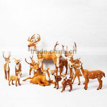 simulation type holiday deer and christmas tree