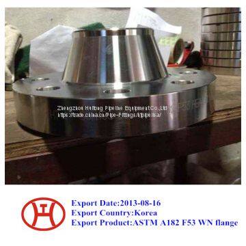 ASTM A182 F53 WN flange