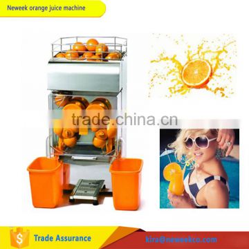 NEWEEK commercial shop use electric orange juice making squeezer machine