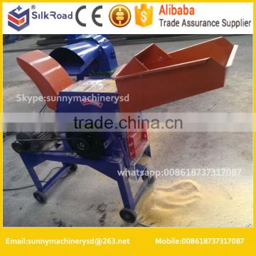 combined machine diesel engine chaff cutter and crusher