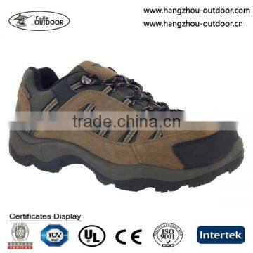 Low Cut Waterproof Suede Leather Hiking Shoes For Men