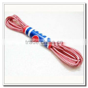 Jacquard braided elastic rope for paper bag making machine