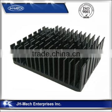 Big wall lamp aluminum heat sink wiht balck powder coating