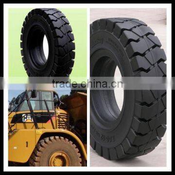 TOP SALES! Solid OTR Tires for Wheel Loaders for VOLVO, CAT, LIEBHERR, Heavy Duty Truck Solid OTR Tires. photo-5