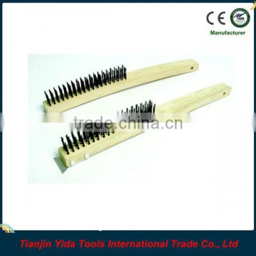 bent handle wire brush