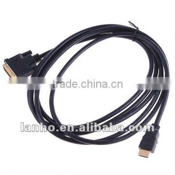 10FT 10 FT Gold 1.3 HDMI To DVI Cable For HDTV LCD Moitor 3M