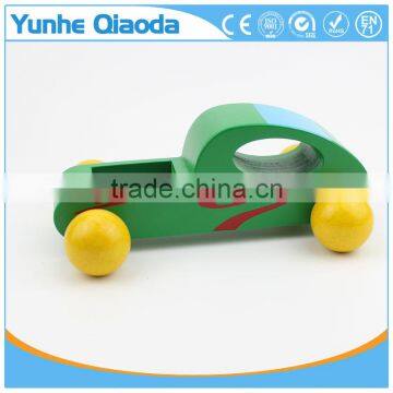 green color car toy for kids,Education city games wooden car model toy