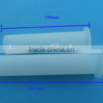 Natural color silicone 200mm clear tube