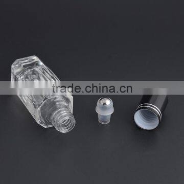 10ml Empty Clear Glass Roll on Perfume Bottle for Cosmetic Packaging With Stainless Steel Roller Ball photo-6