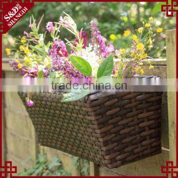 Multi uses outdoor hanging style flower pot wall mount