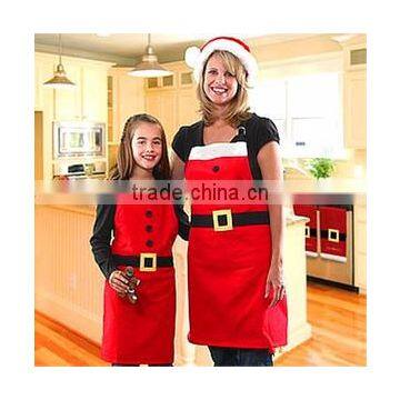 Machine Washable Hostess Gift Work Apron Customized Christmas Apron Polyester Kitchen Apron