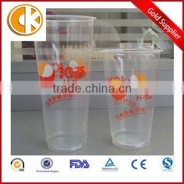 Disposable 480ml pp ice cream plastic cup with lid
