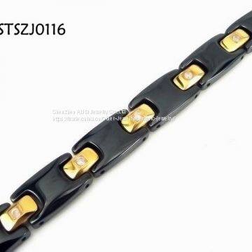 OEM & ODM Titanium Steel Jewelry / Titanium Magnetic Therapy Bracelet photo-3