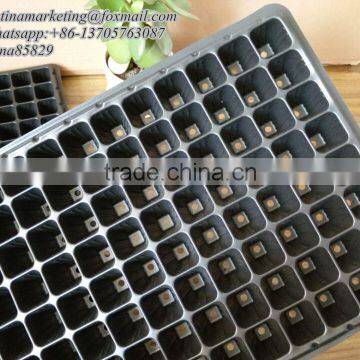 Not Coated PP Material Reusable Plastic Plant Nursery Seed Growing Tray China Manufactory Price With 8 Cell to 512 Cell photo-2