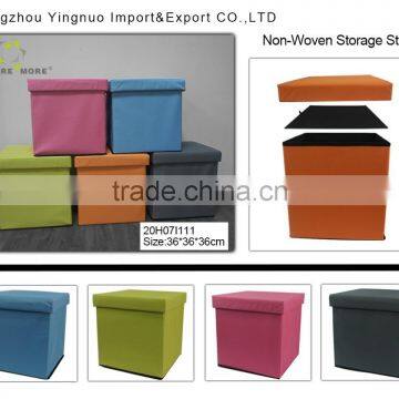 Solid Orange Color 600D Polyester Household Storage Foot photo-6