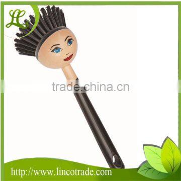 Cartoon Lady Plastic Pan Brush