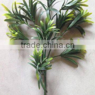SJ2001011 Artificial Pine Leaves for Tree-like Tower/decorative Pine Branches/fake Pine Fronds photo-3