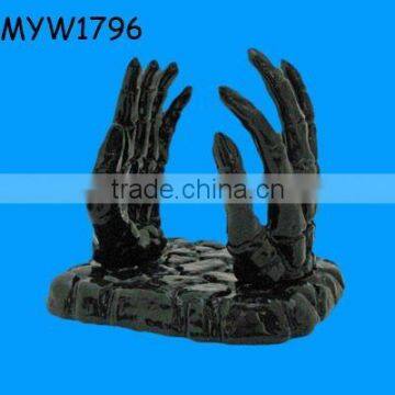 fashion products black hand shaped prayer restaurant ceramic paper porcelain napkin holder design