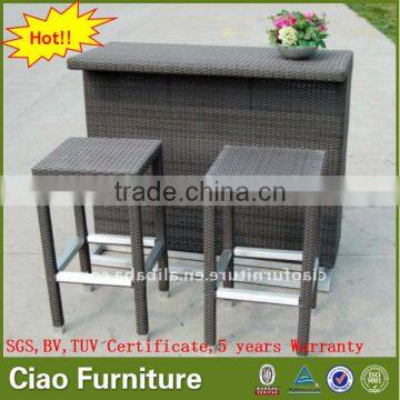 Patio bar furniture outdoor wicker bistro bar stools